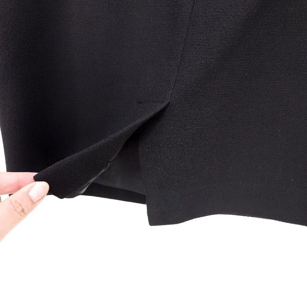 VIntage Chado Wool Skirt Silk Lining Pockets Size 4 Pockets Professional Career - Picture 8 of 14